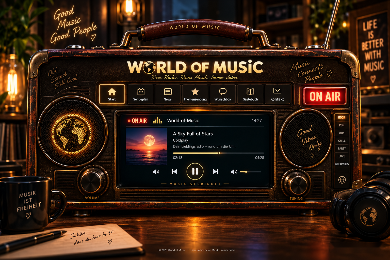 World of Music Kofferradio